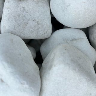Piedra mármol Canto rodado Blanco 60/90 mm 20kg