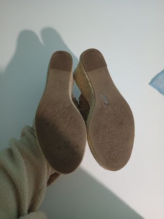 Sandalias con cuña