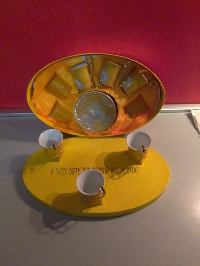 Tazzine caffè oro zecchino