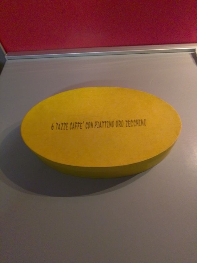 Tazzine caffè oro zecchino