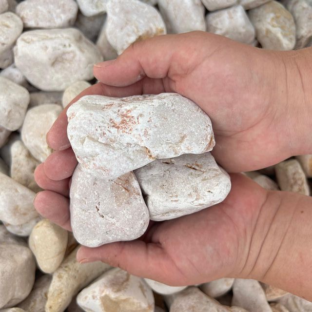 Piedra mármol ROSA Canto rodado 40/60 mm 20kg