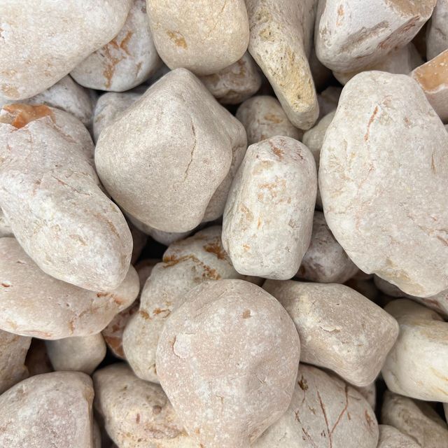 Piedra mármol ROSA Canto rodado 40/60 mm 20kg