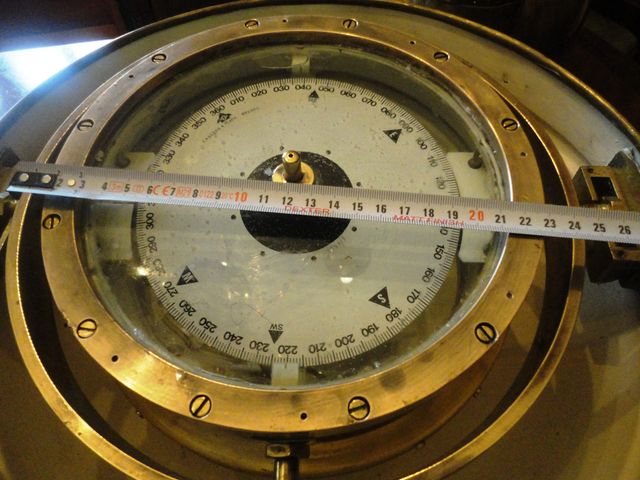 Bitacora alemana 25 kg restaurada