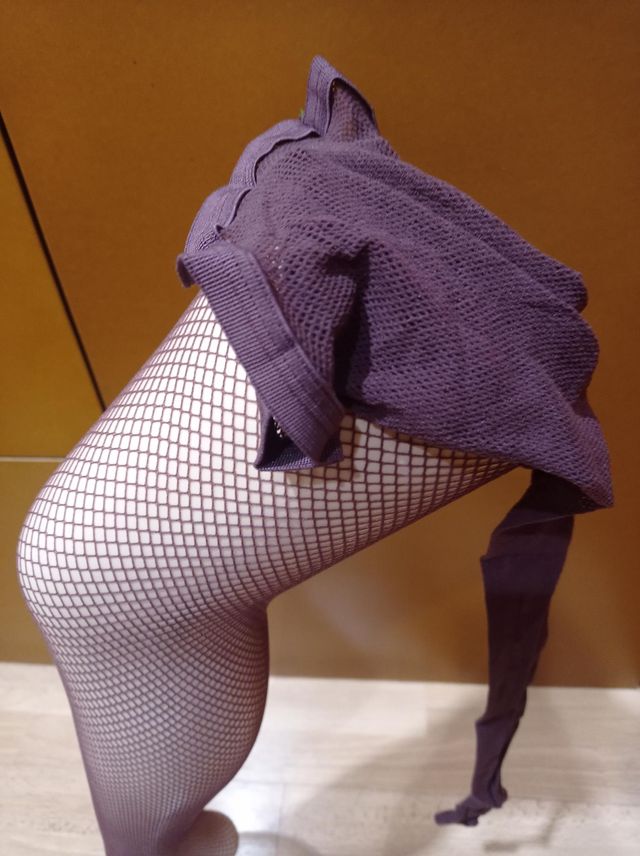 Medias panty red fina burdeos talla M