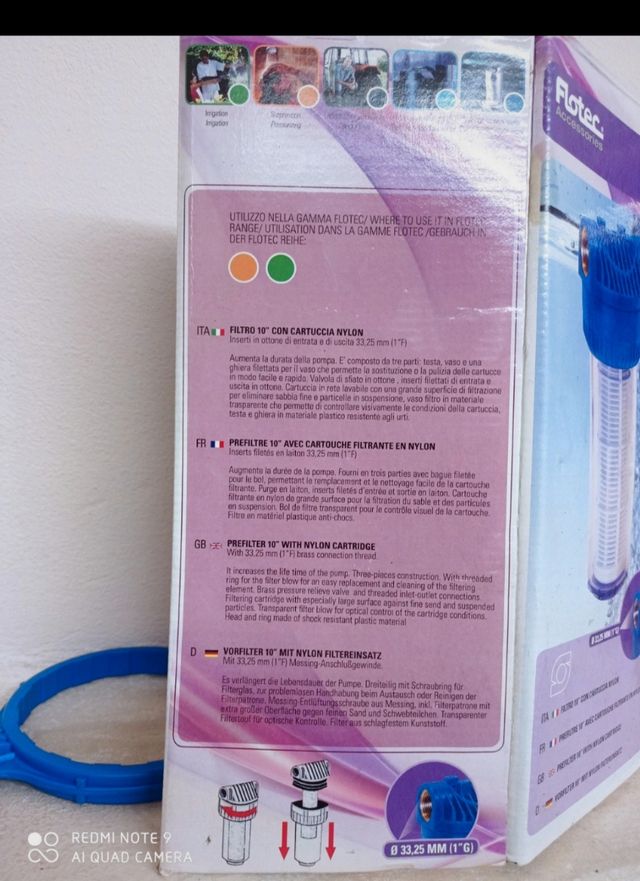 Filtro con cartuccia Flotec FP3NY