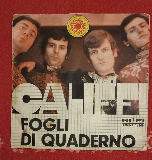45 giri 'I Califfi' inciso 11.04.1969