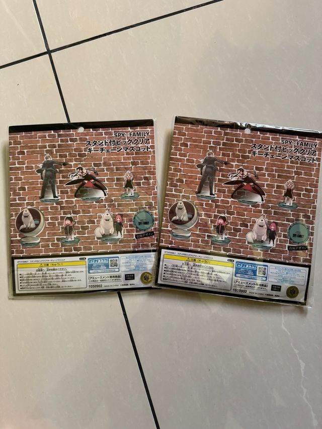 Portachiavi trasparente / Spy x Family / Sega