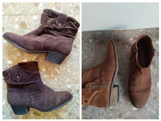Dos pares botines camperos