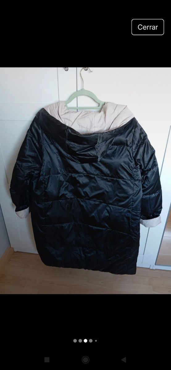 Abrigo acolchado reversible