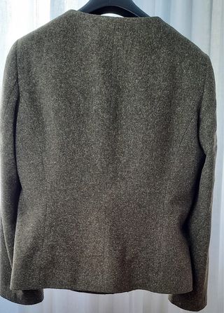 Chaqueta mezclilla color verdoso