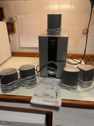 Lettore dvd cd con 5 casse e subwoofer