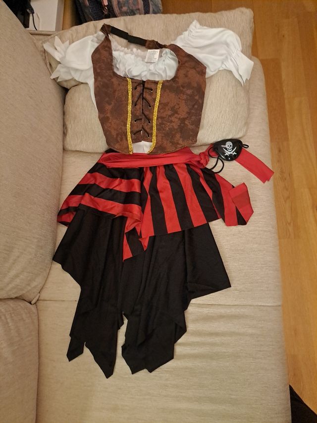 Disfraz pirata niña 6 a 8 años