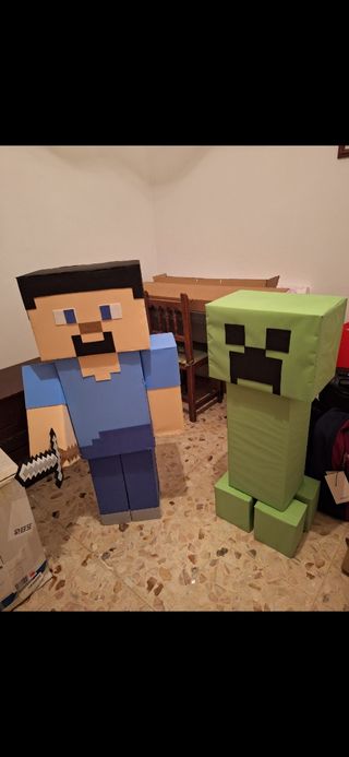 Muñecos minecraft
