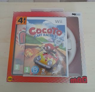 NUEVO Wii. Juego Mad Tracks y Cocoto 