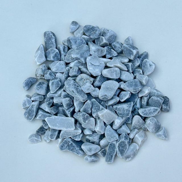 Piedra mármol Canto rodado 6/12mm GRIS NEVADO 20k