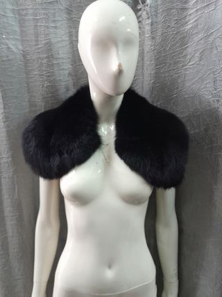 Collo stola scialle vera pelle