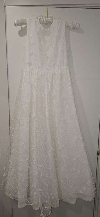 Vestido de comunión y zapatos