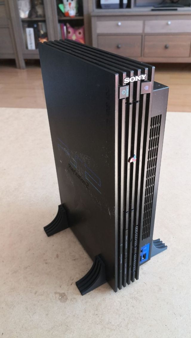 stand soporte vertical para ps2 fat clasica