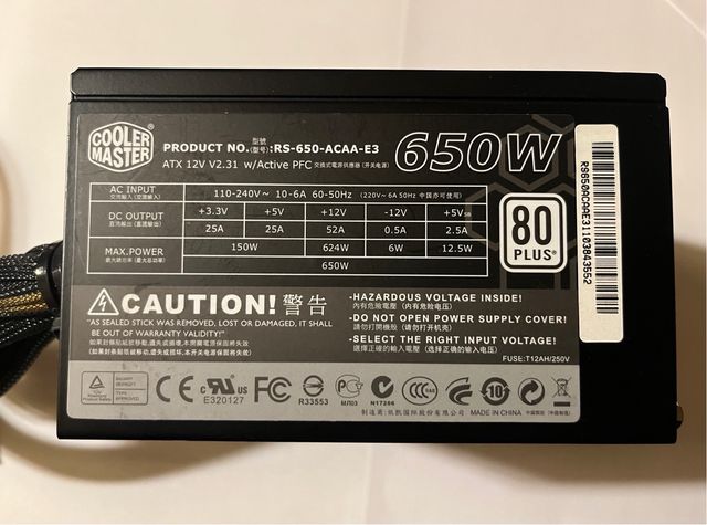 Fuente de Alimentacion GXBRONZE 650w