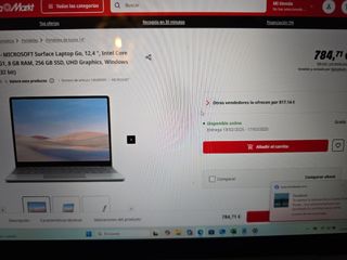 Portatil Microsoft Go I5 103G1