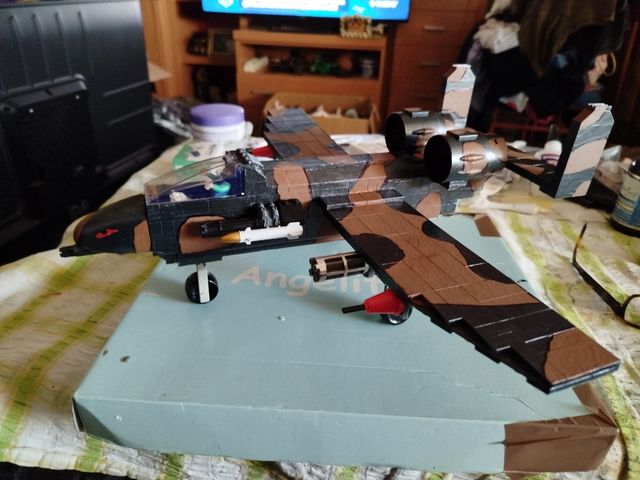 Maqueta militar avión thunderbolt a10