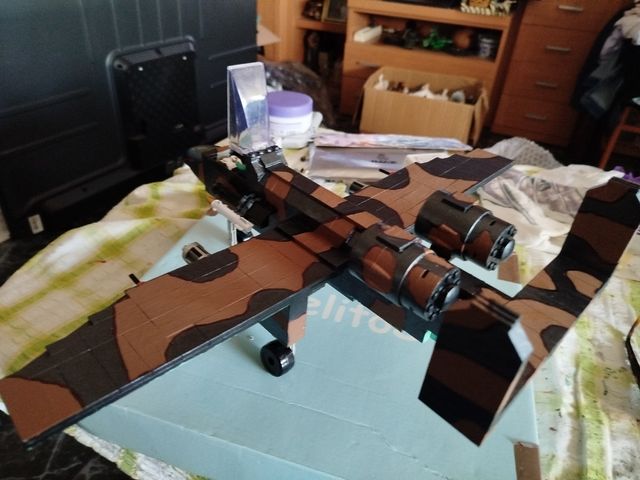 Maqueta militar avión thunderbolt a10