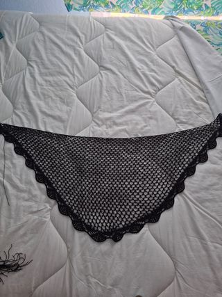 Mantoncillo flamenca crochet