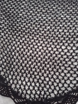 Mantoncillo flamenca crochet