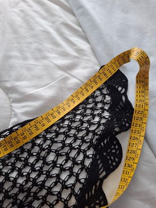 Mantoncillo flamenca crochet