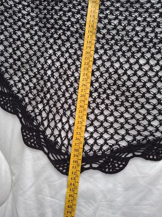 Mantoncillo flamenca crochet