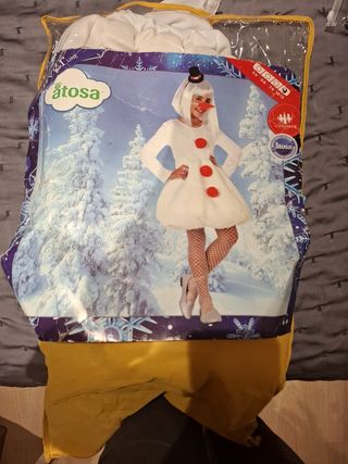 DISFRAZ MUÑECO DE NIEVE NIÑA- MUJER