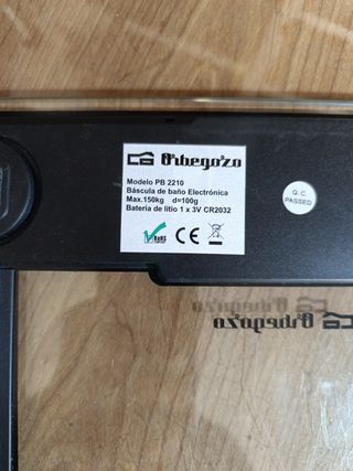 Bascula digital Orbegozo