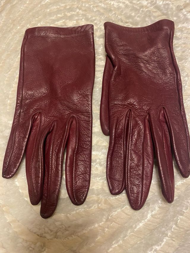 Guantes de piel talla 7 1/2