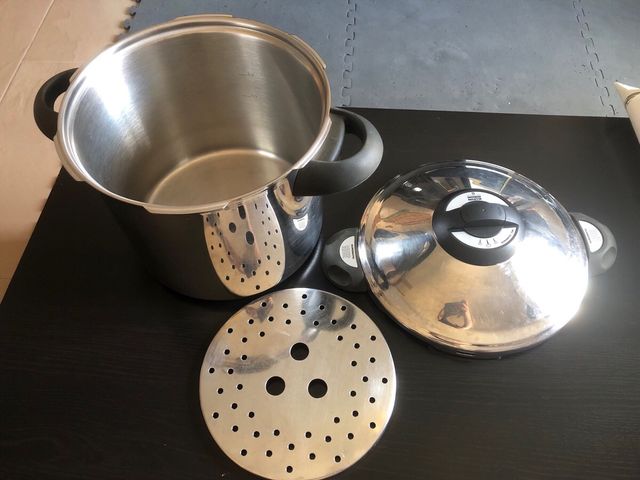 Olla a presión con asas kuhn rikon 8 litros