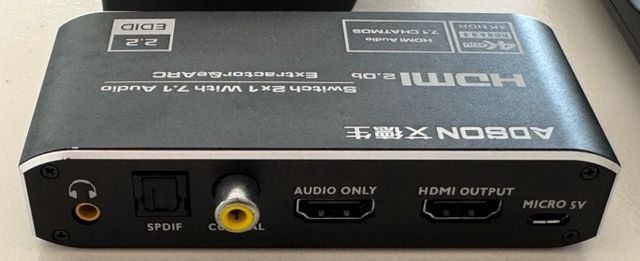 ADSON X HDMI 2.0b SWITCH 2x1