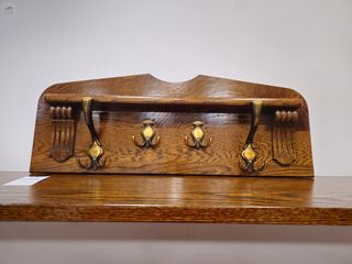 Appendiabiti rustico in rovere