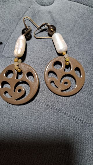 Pendientes coral