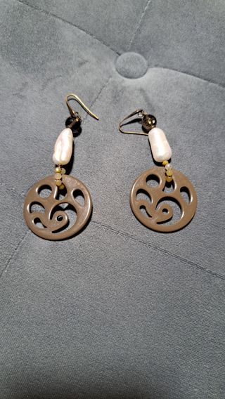 Pendientes coral