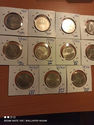 LOTE 25 PESETAS-1975 1984- SC