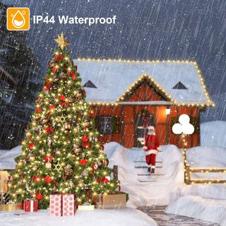 Luces LED exteriores 40m 8 modos control remoto