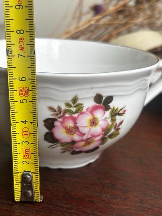 Tazon de desayuno porcelana francesa