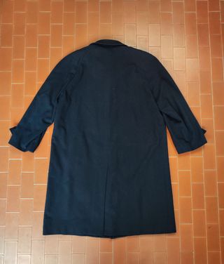 Cappotto uomo in cashmere e lana taglia 54 blu