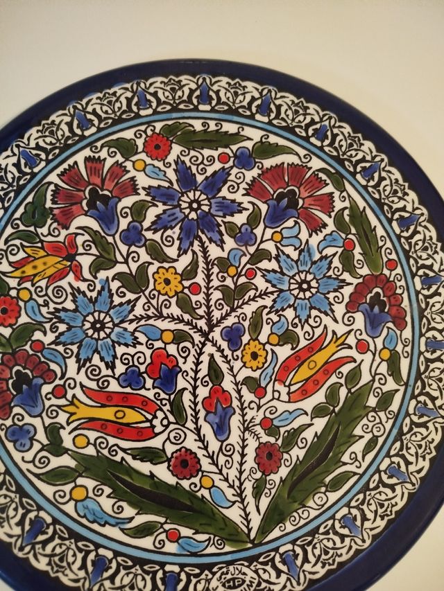 Plato artesanal de Palestina