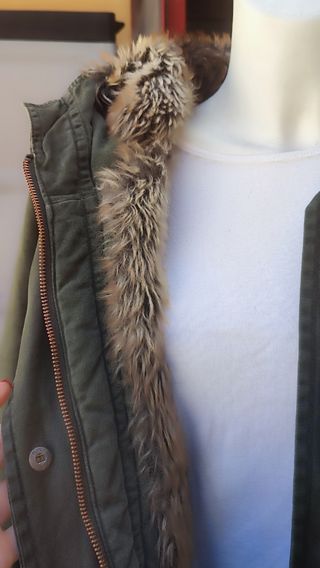 Parka verde caqui "Only"