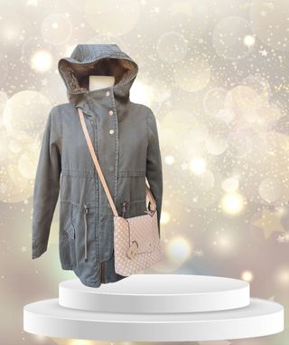 Parka verde caqui "Only"