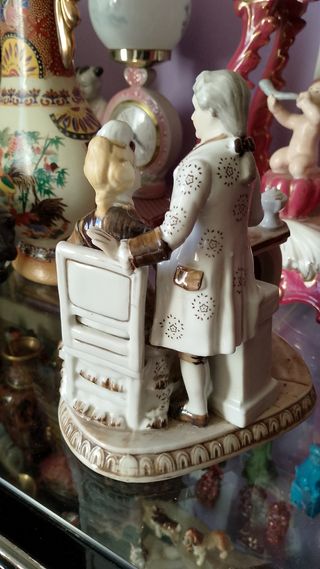 Reloj antiguo porcelana