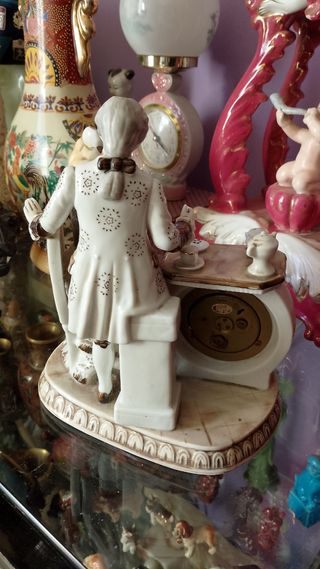 Reloj antiguo porcelana