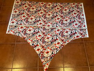 Trozos de tela estampada fantasia