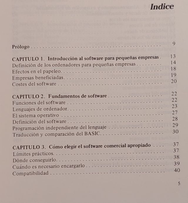 Programación básica para gestión