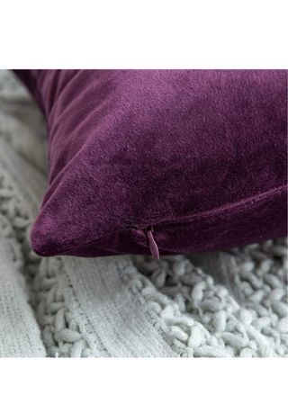 Dos fundas de cojines terciopelo